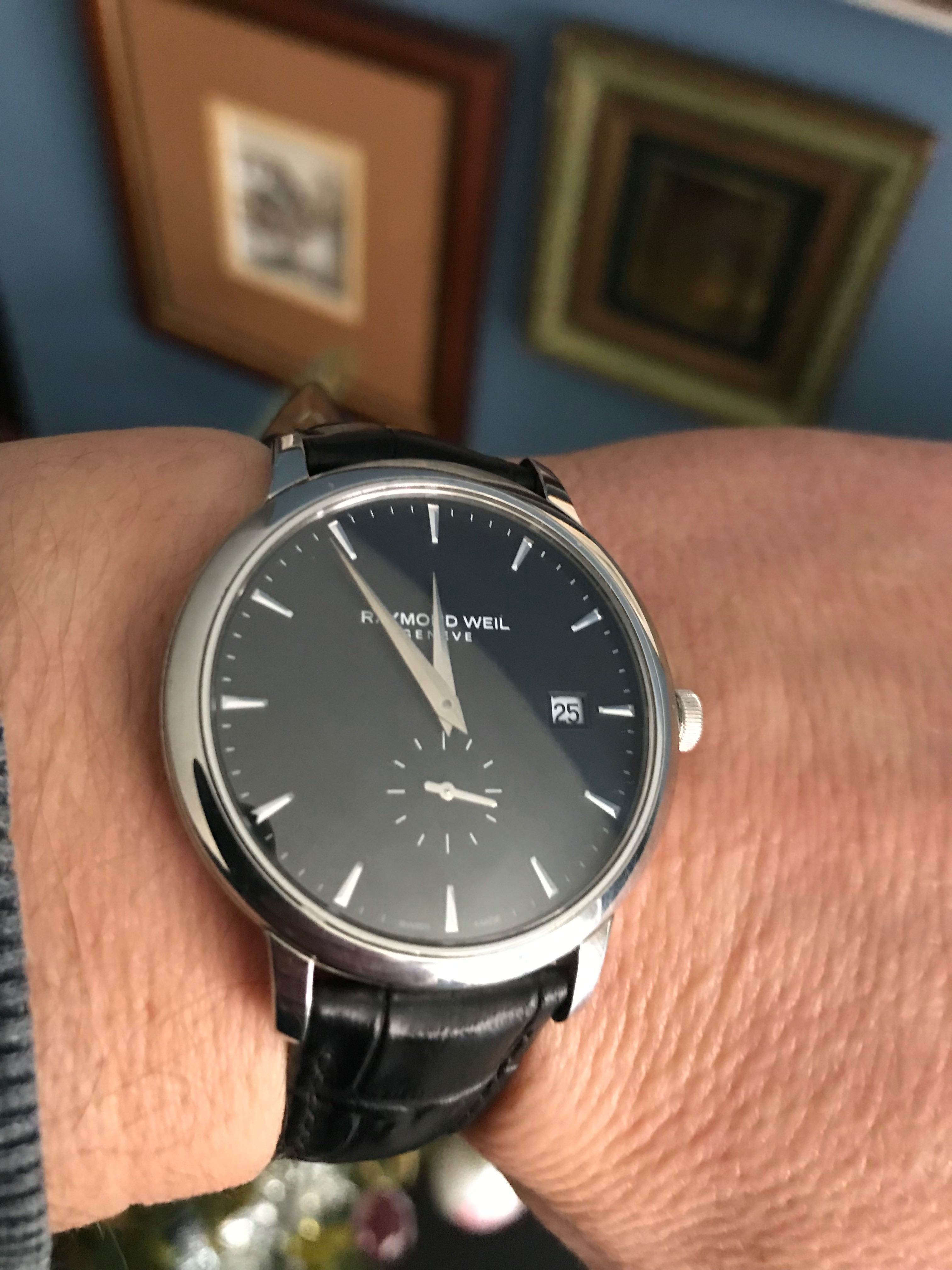 Мъжки часовник: Raymond Weil Toccata, Black dial, small second