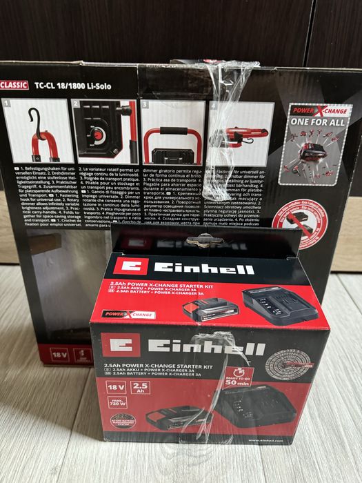Lampa Einhell cu incarcator si acumulator