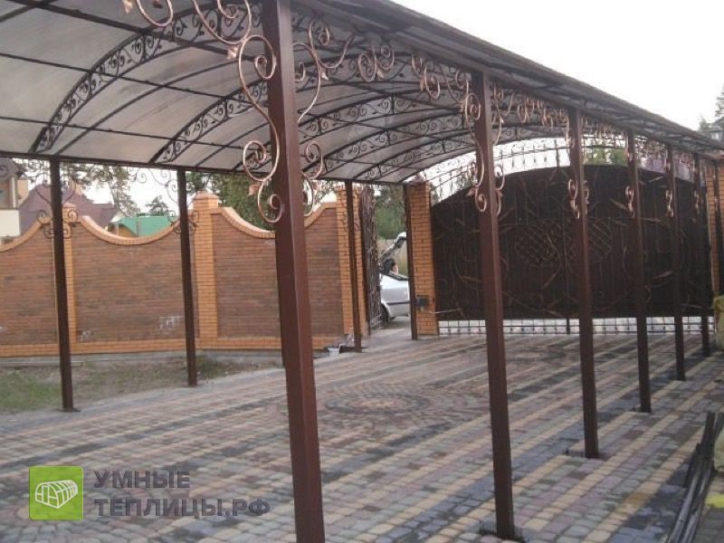 Кованые Навесы из ЛЕКСАНА