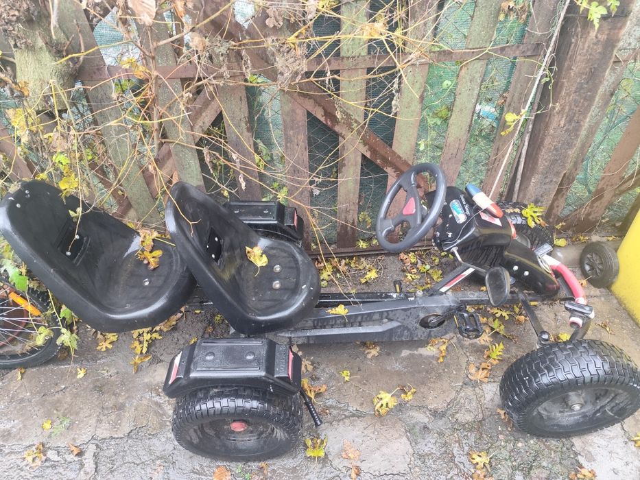 Kart cu 2 locuri + bicicleta