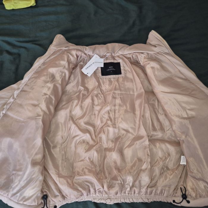 Geaca bej Cropp - marime S oversized