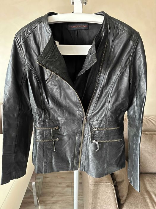 Яке естествена кожа TRUSSARDI JEANS