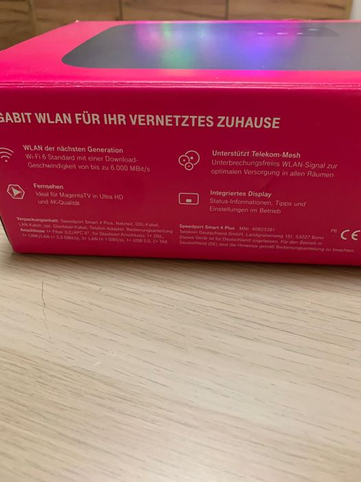 Speedport Smart router Wifi6