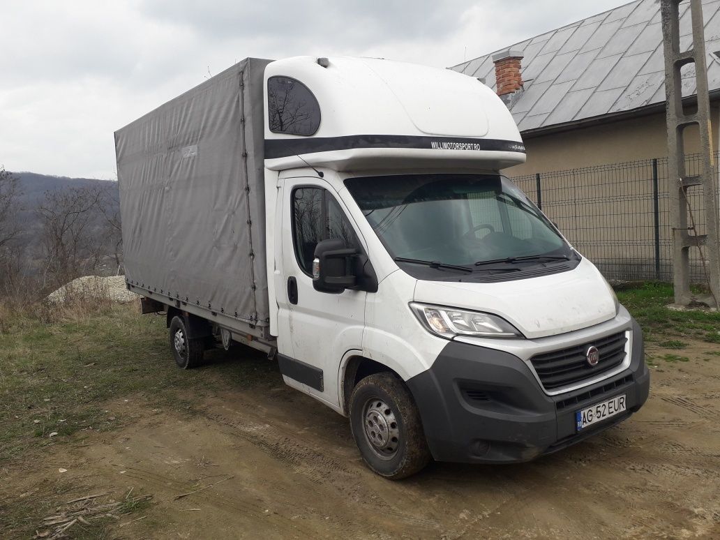 Fiat Ducato, 2.3 Euro 5  An 2017 Prelata+ Dormitor  Jumper, Boxer