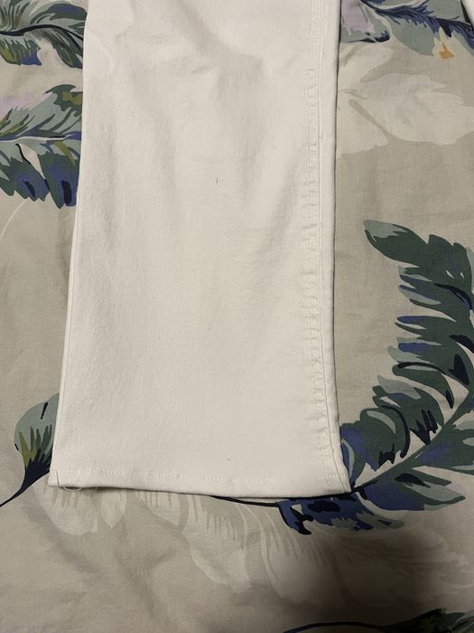 Blugi albi ,elastici, drepti