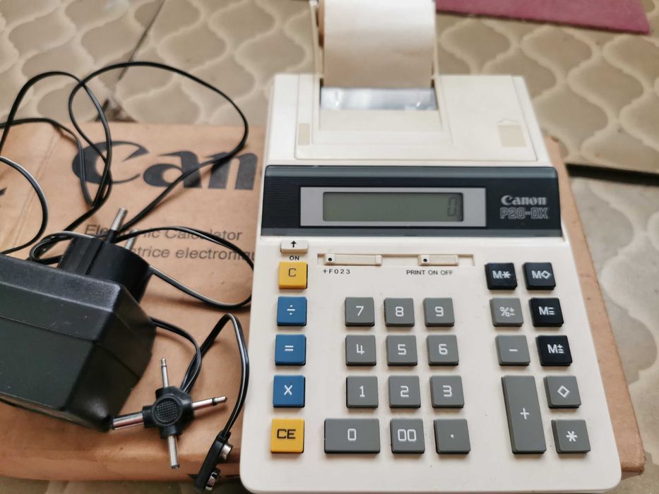 Masina de calcul electrica Vintage,Canon P20-DX