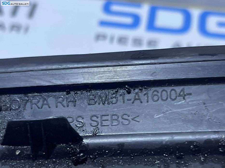 Bandou Ornament Capac Plastic Crom Nichel Oglinda Aripa Portiera Caroserie Dreapta Fata Ford Focus 3 2010 - 2018 Cod BM51-A16004 [V0244]