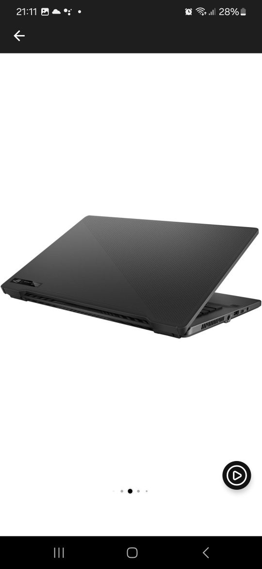 Laptop Gaming 14 inchi ASUS ROG Zephyrus G14 GA401II  120hz Gtx 1650Ti