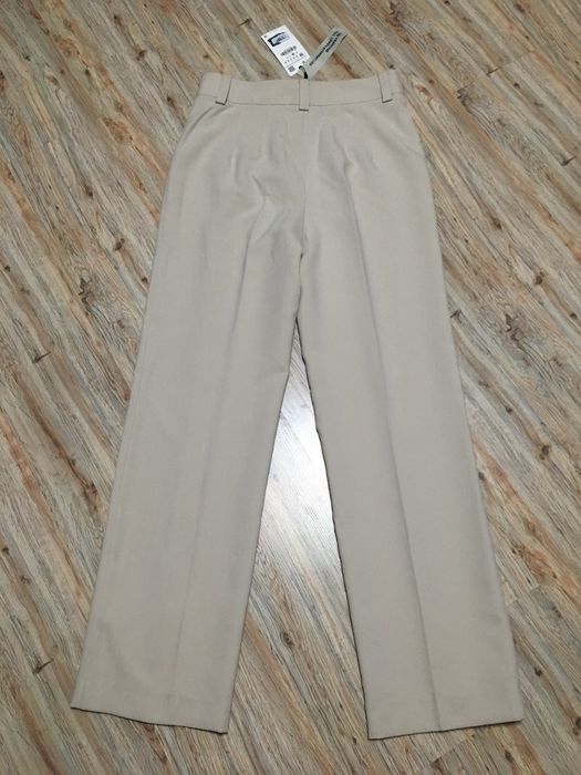 Pantaloni bej Zara The Francoise Full Length