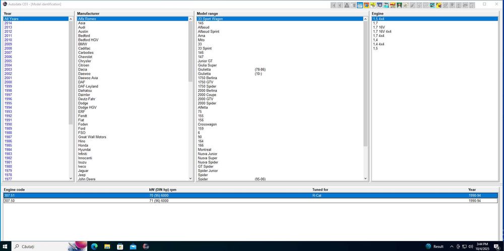 Software Reparatii Auto - Autodata 3.45