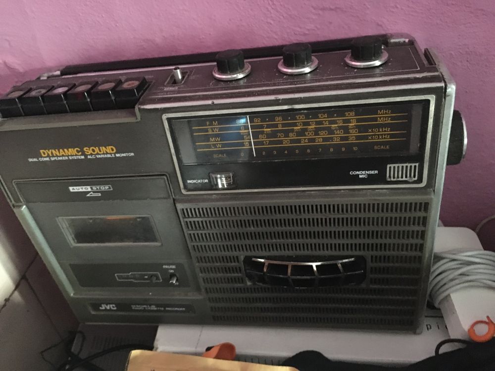 Radio casetofon JVC de colectie,foarte rar