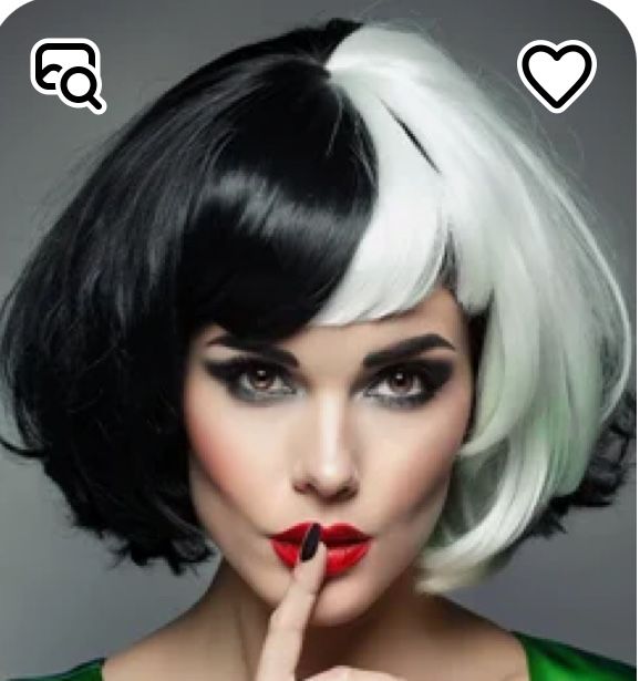 Парик Круэлла новый