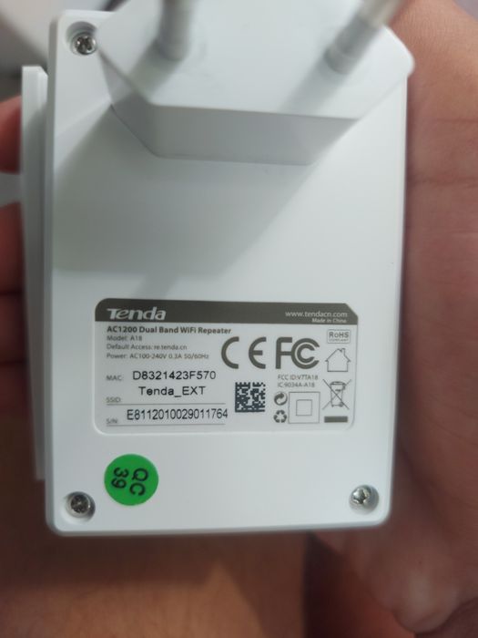 Extender de rețea Tenda AC 1200