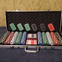 Кейс для покера 200, 300, 500 фишки подарок на новый год