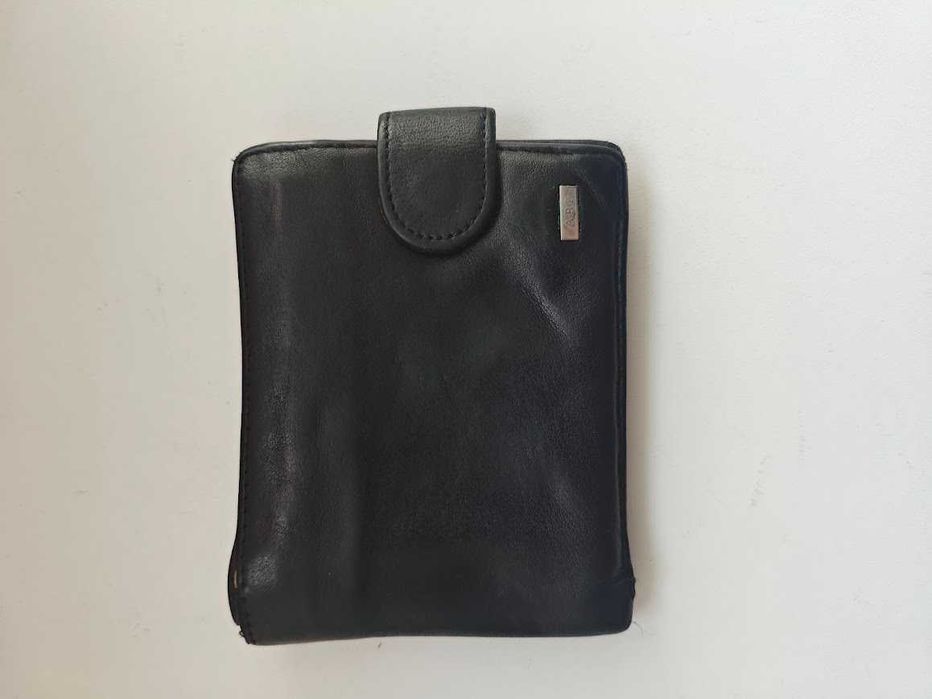 Черно мъжко портмоне естествена кожа ART