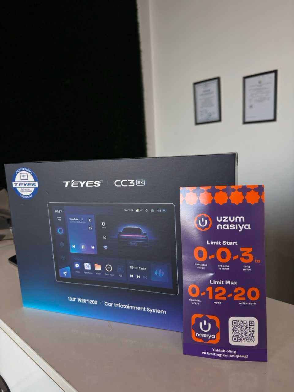 В рассрочку | Android TEYES CC3 2K 13.0 4/32 | Nasiya savdo