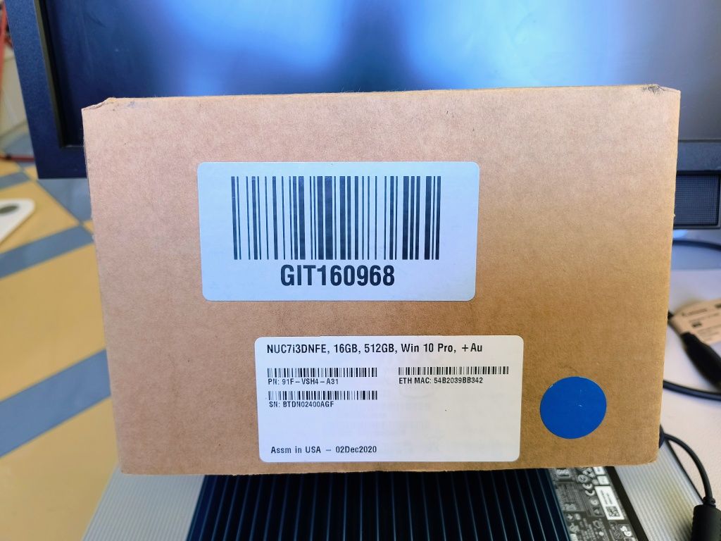 Mini PC-Simply NUC 7I3DNFE, Intel Core i3-7100U,2.4GHz 16GB-RAM DDR4