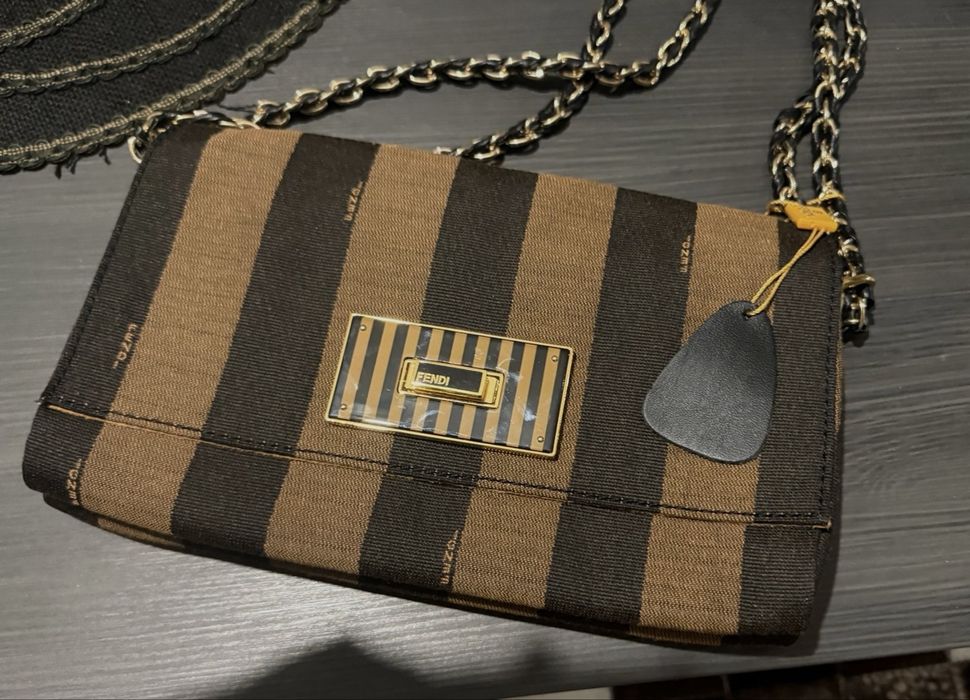 Fendi- small spy bag zucca