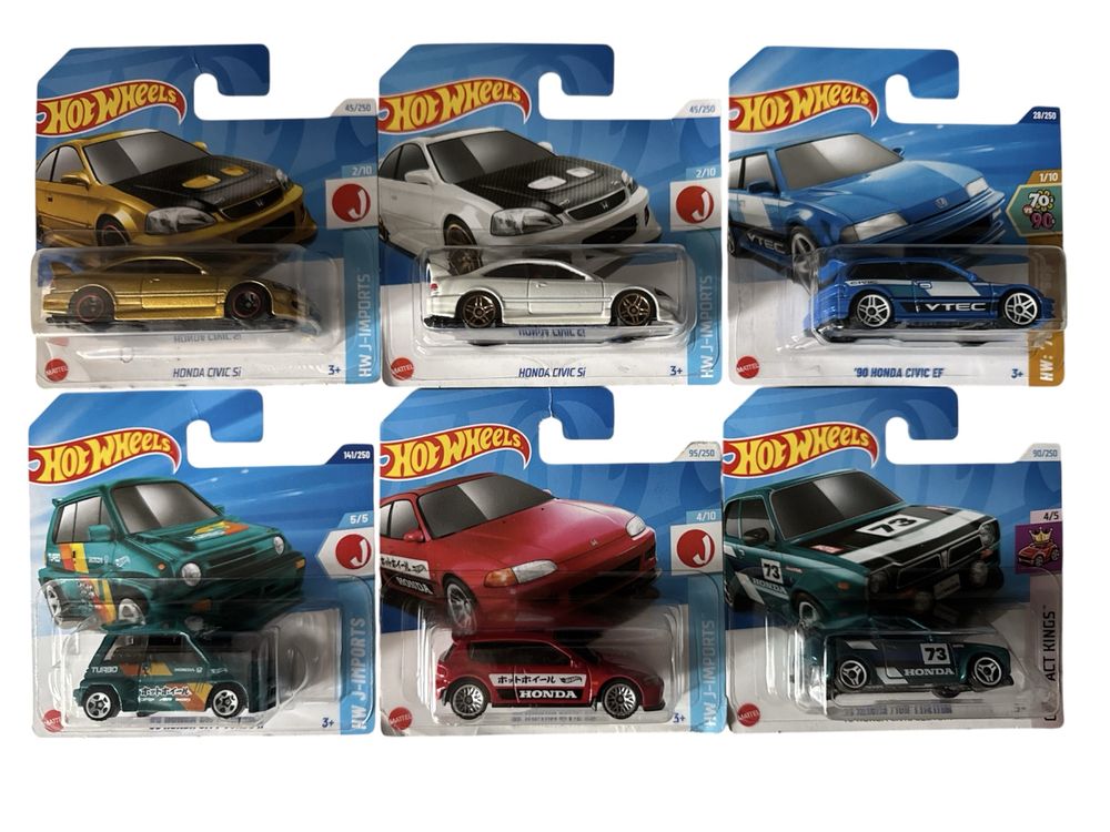 Hot wheels, 6 pack hot wheels silver series, maisto