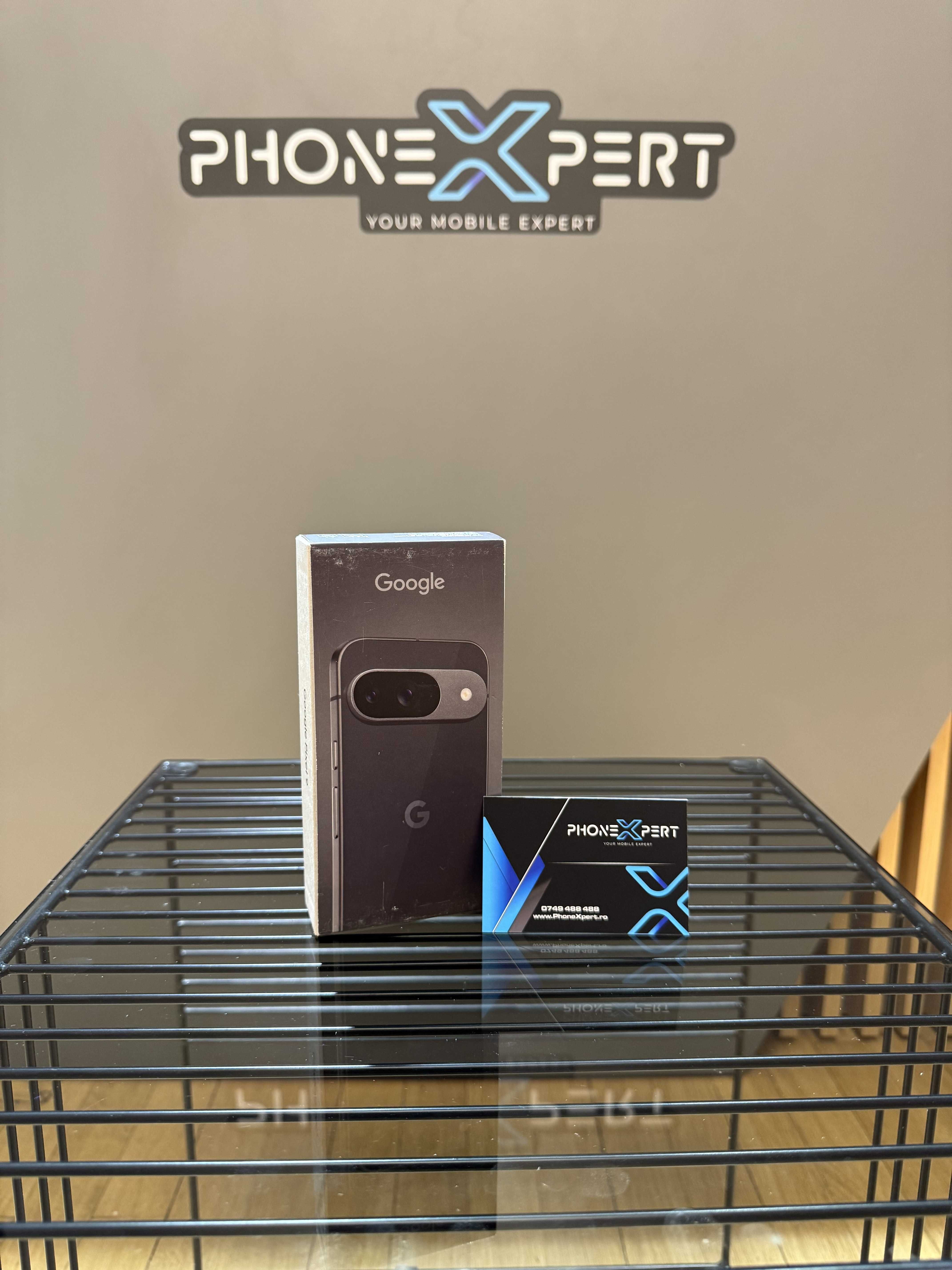 Google Pixel 9 cu 128GB Memorie Garantie Culoare Obsidian