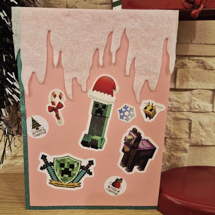 Коледни картички Майнкрафт