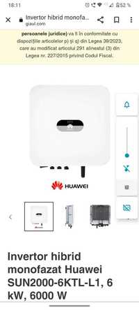 Invertor Huawei monofazat