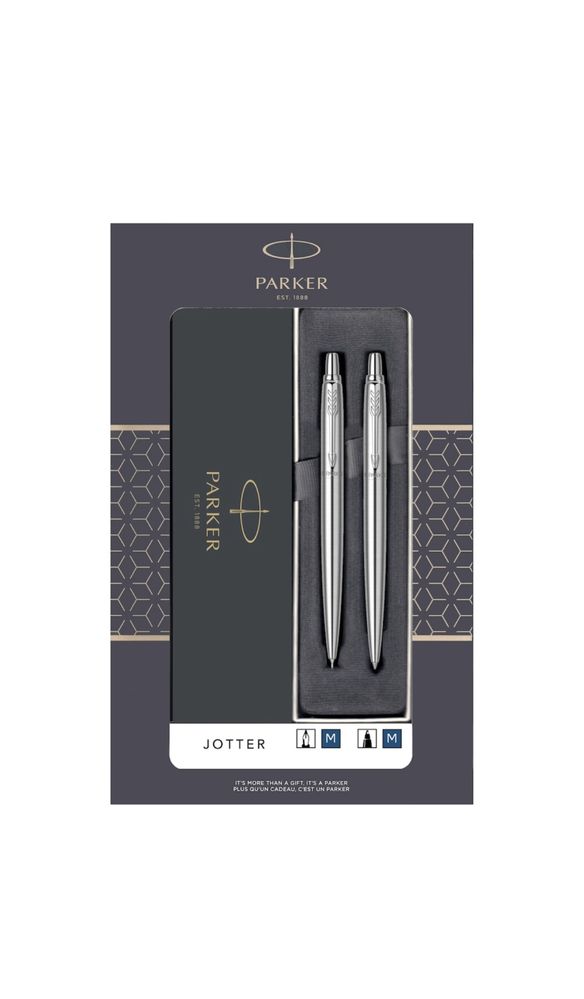 Set Parker Pix+ Creion mecanic 0.5mm Jotter Stainless Steel