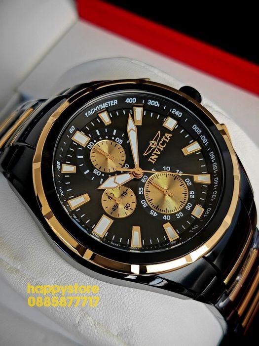 INVICTA Vulture black 46 mm, Инвикта нов ръчен часовник