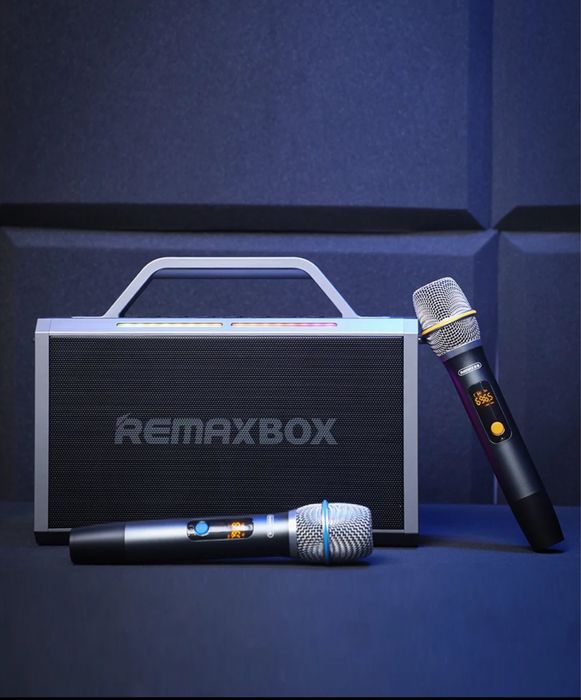 Караоке колонка REMAX RB-M61 Crimsoy 140W с мощным звуком