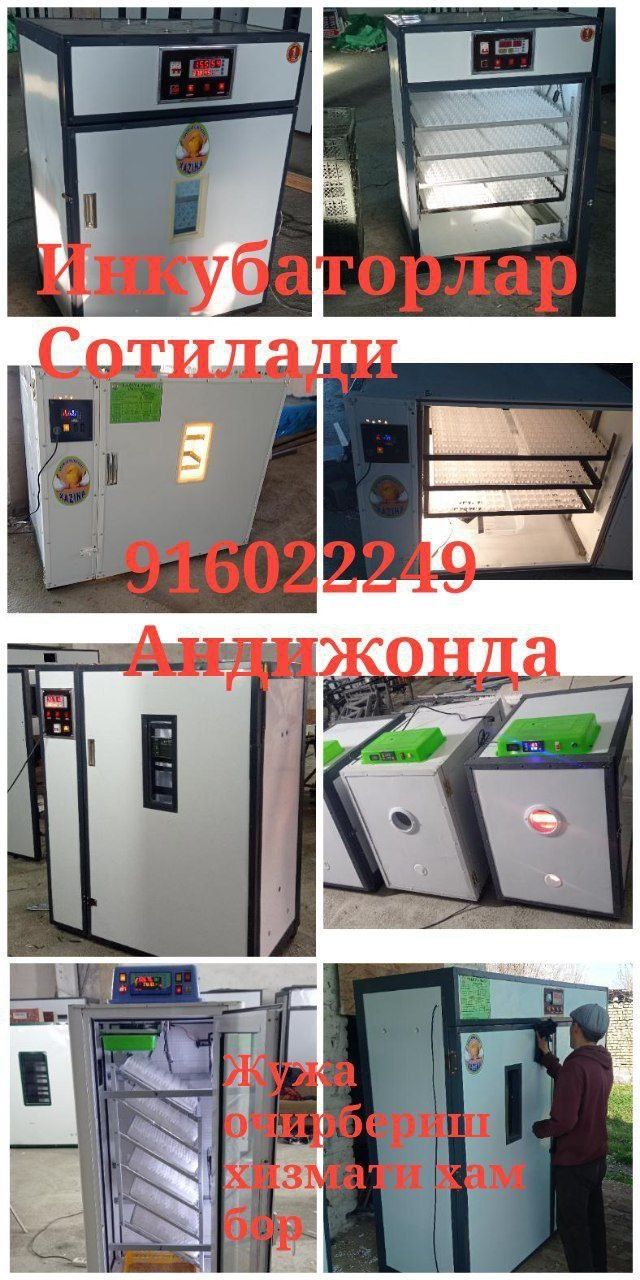 Инкубаторлар сотилади