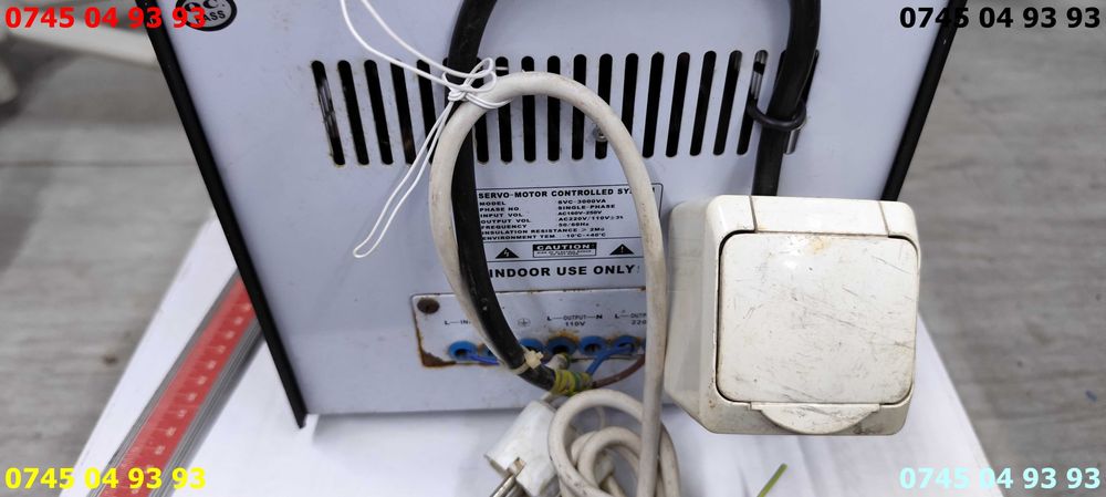 stabilizator regulator tensiune 3000VA servo motor automat cu proba