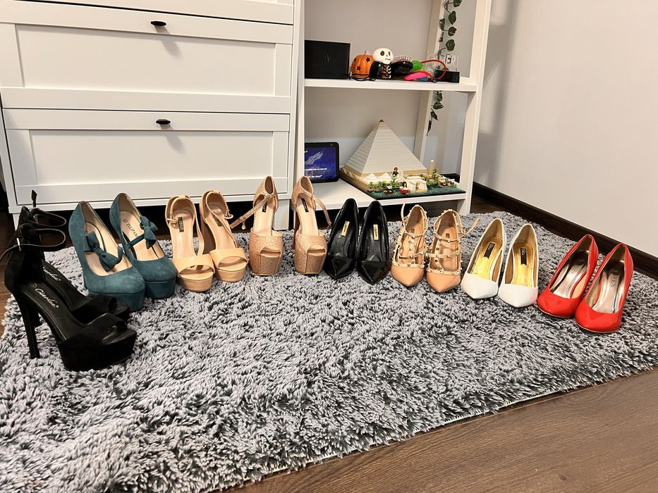 colecție de pantofi eleganți / stiletto – 8 perechi superbe!