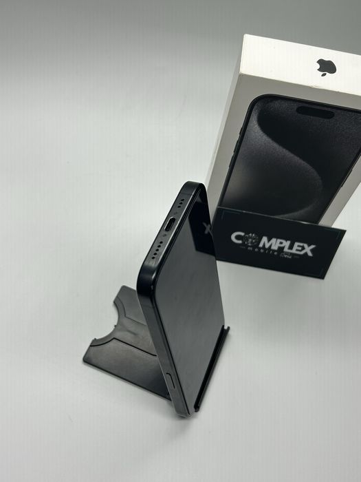 Phone 15 PRO - 256Gb Black Titanium - STARE IMPECABILA + Garantie