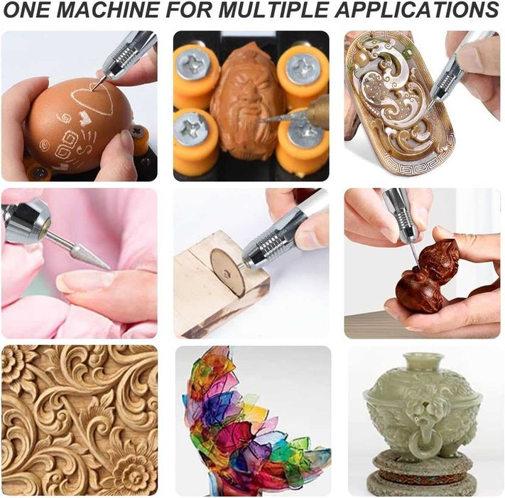 Pix electric, de gravură Bijuterii, metal si lemn, REDUS de la 230RON