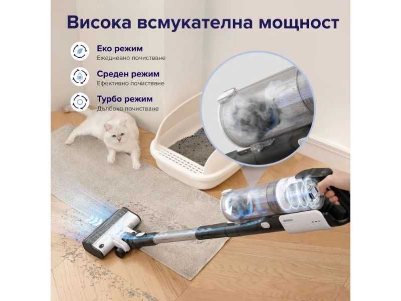 Levoit LVAC-200 – Лека и мощна вертикална прахосмукачка за всяка нужда