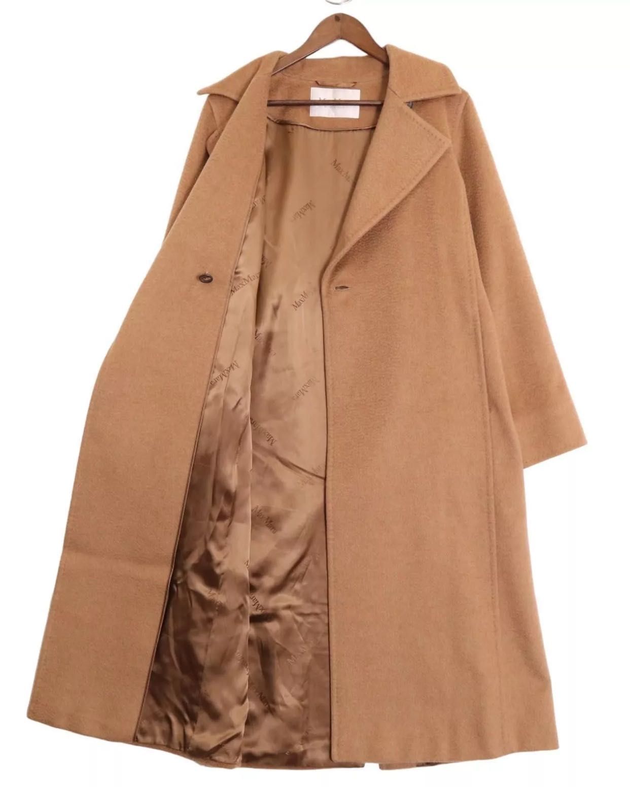 Палто Max Mara Manuela 100% camel wool
