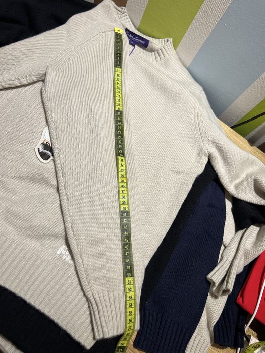 Pulover RL dama casmir si lana purple lable M