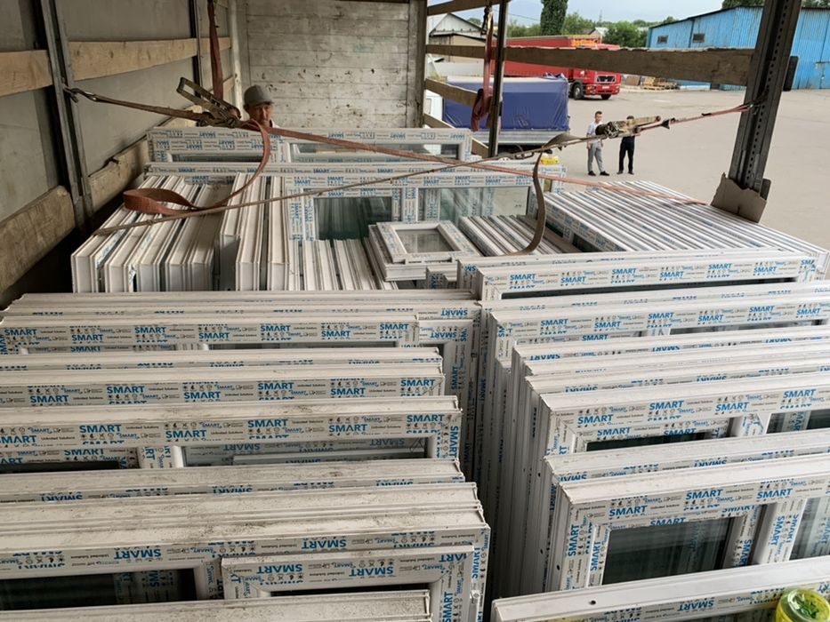 Пластиковые окна двери перегородки балконы  Алюминиевые двери Алмата