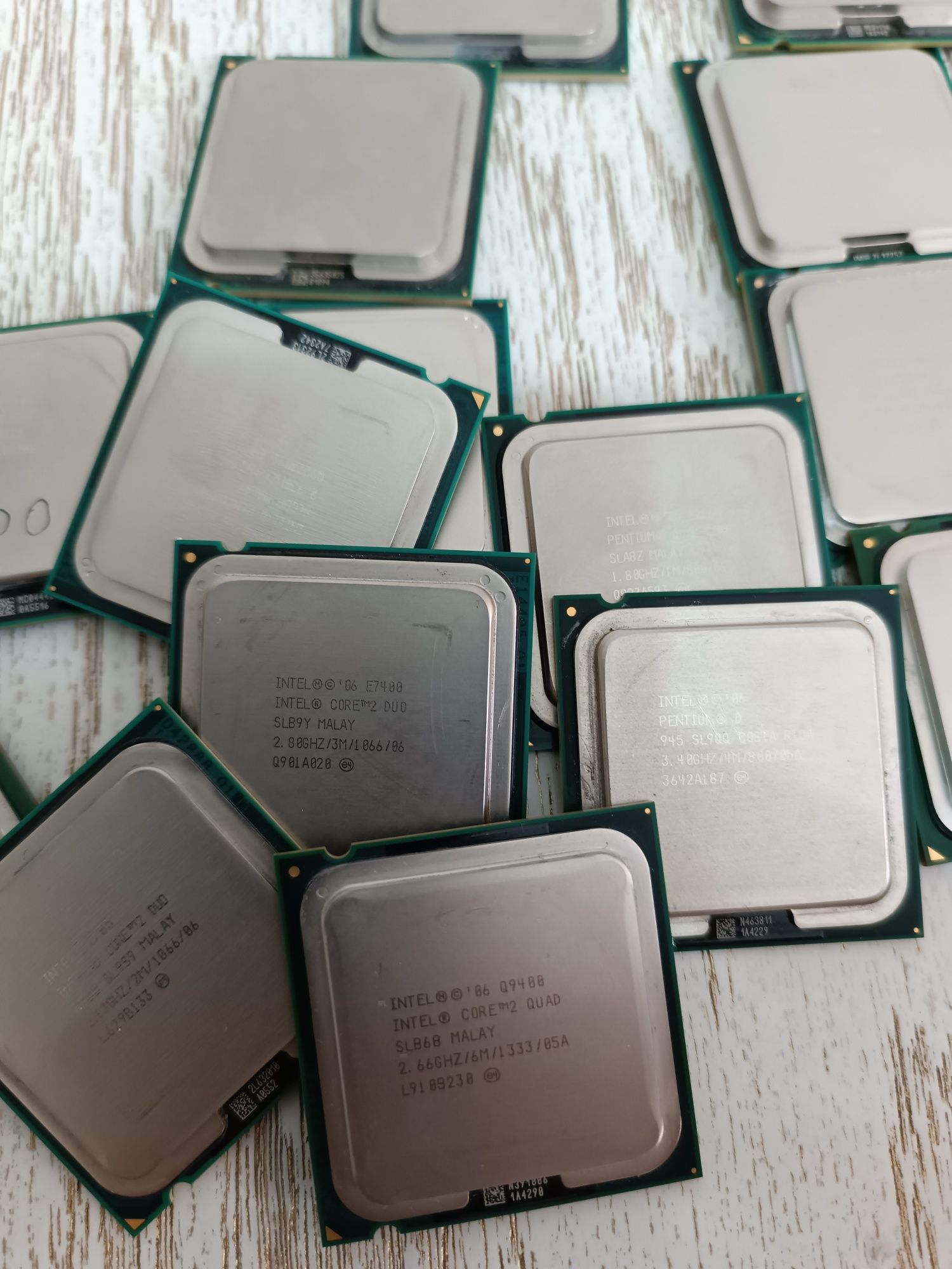 Старые процессоры и ОЗУ Processor Intel, Ram