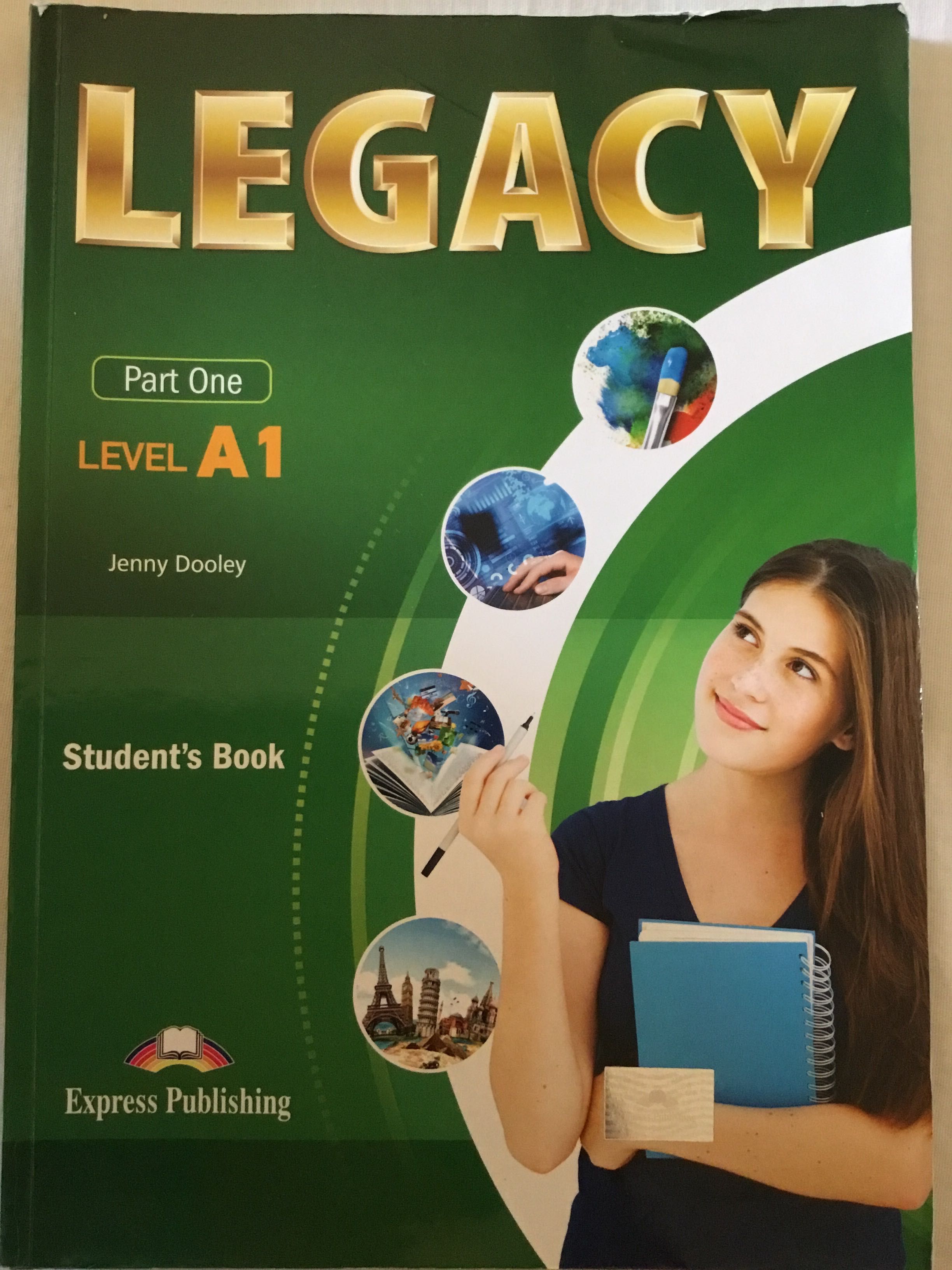 Учебник и Учебна тетрадка по английски Legacy A1 Part 1