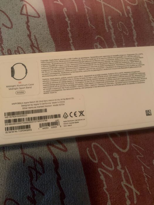 Apple watch SE2 44mm LTE 2023г