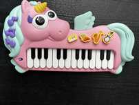 Jucarie muzicala-pian unicorn