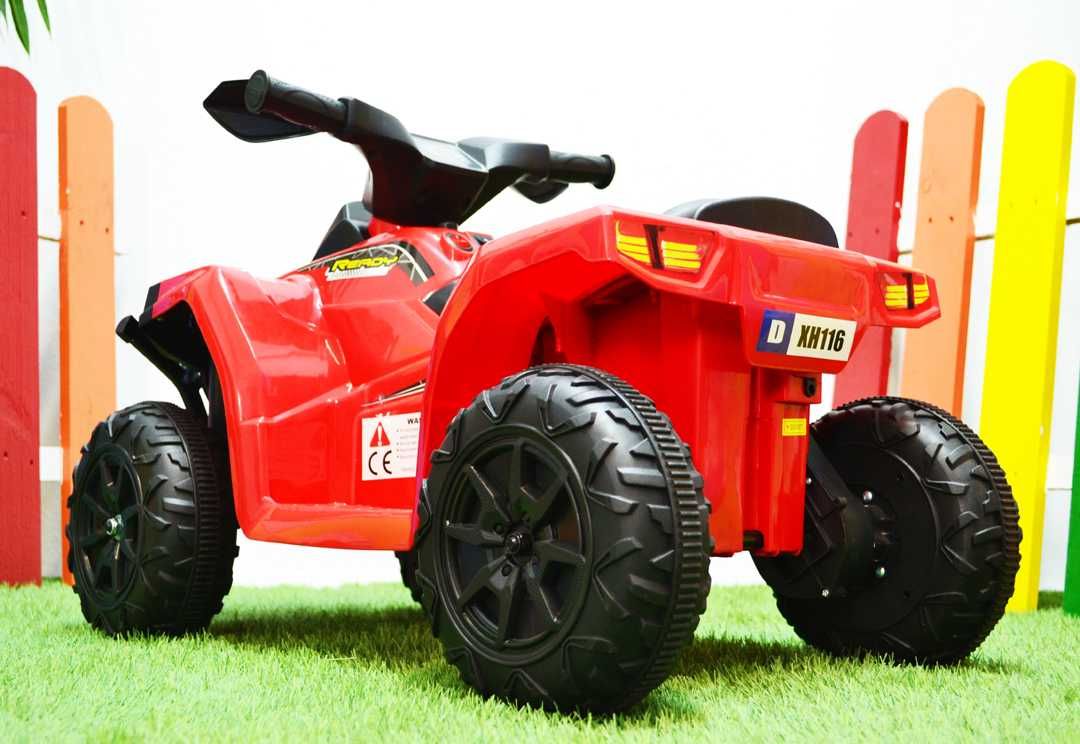 ATV electric pentru copii BJ116 motor 35W baterie 6V 4.5Ah #RED