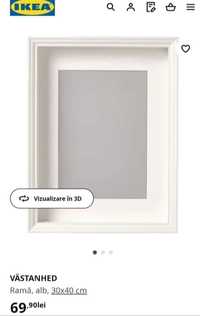 Mobilier rama foto IKEA alb 40 cm MDF deco perete rama pt fotografii