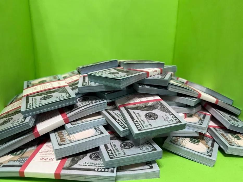 Фальшивые 100$ доллары, купюры, 100 долларов