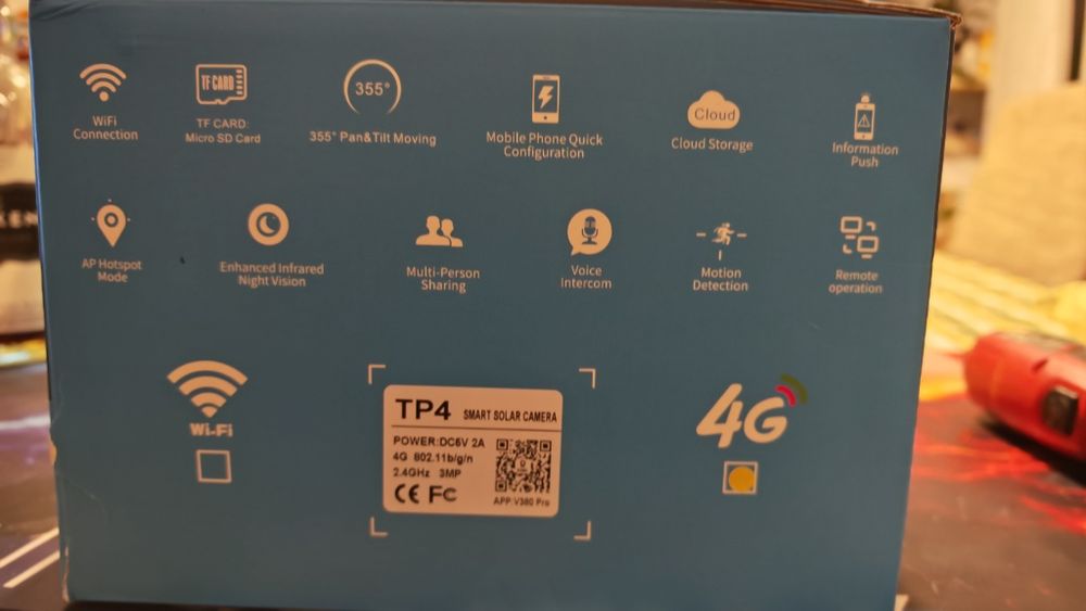 Camera de supraveghere, solara, 4G