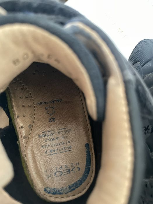 Зимно яке Zara Зара размер 86 и зимни обувки Geox 22