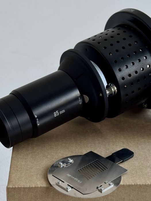 Проекционная насадка.Маски гобо. Фринеля. Линза 85