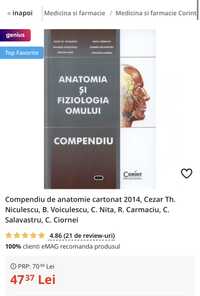 Compendiu corint de anatomie si fiziologie