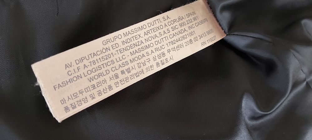 Geaca Parka fara gluga Massimo Dutti